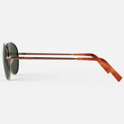 Randolph Engineering Amelia - 22k Chocolate Gold & AGX - Prescription Sunglasses