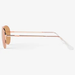 Randolph Engineering Amelia - 22k Rose Gold & Rose Gold - Prescription Sunglasses