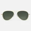 Women Randolph Engineering Amelia - 23k Satin Gold & Evergreen