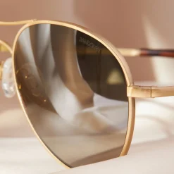 Women Randolph Engineering Amelia - 23k Satin Gold & Evergreen