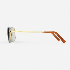 Women Randolph Engineering Archer - 23k Gold & Clear - Prescription Eyewear