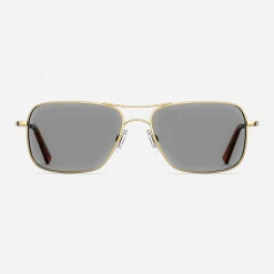 Women Randolph Engineering Archer - 23k Gold & Clear - Prescription Eyewear