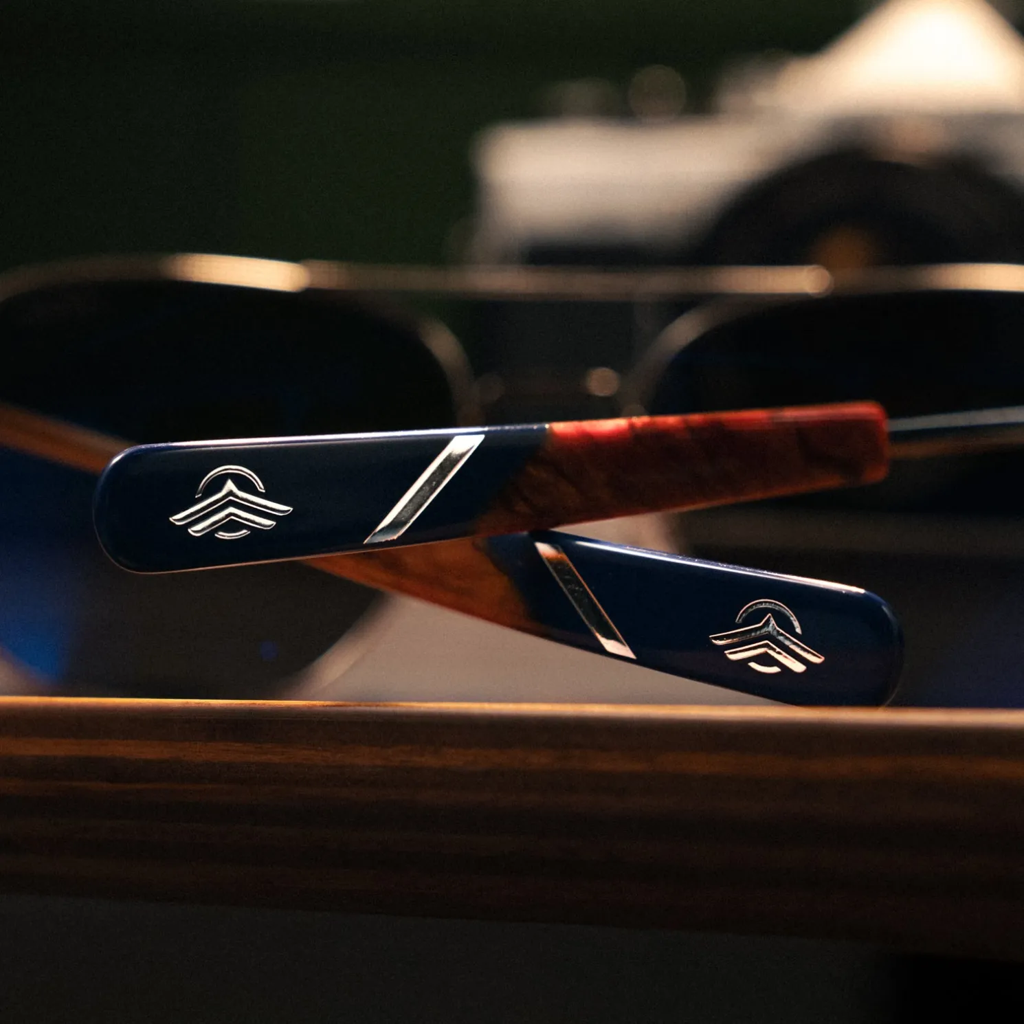 Women Randolph Engineering Aviator - Gunmetal & Atlantic Blue