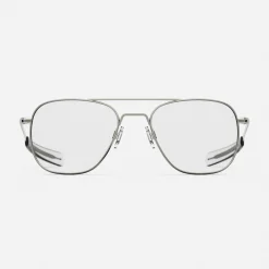 Randolph Engineering Aviator - Gunmetal & Clear - Prescription Eyewear