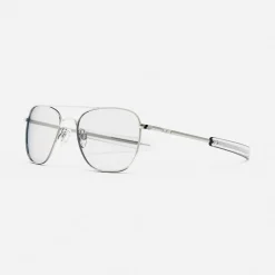 Randolph Engineering Aviator - Gunmetal & Clear - Prescription Eyewear