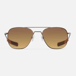 Women Randolph Engineering Aviator - 22k Chocolate Gold & Cape Sand