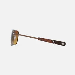 Randolph Engineering Aviator - 22k Chocolate Gold & Cape Sand - Prescription Sunglasses