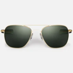 Randolph Engineering Aviator - 23k Gold & AGX - Prescription Sunglasses