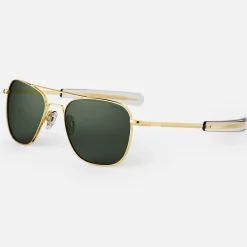 Randolph Engineering Aviator - 23k Gold & AGX - Prescription Sunglasses