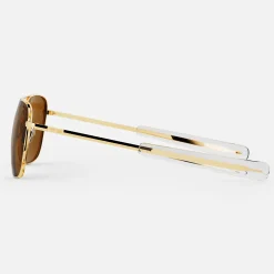 Women Randolph Engineering Aviator - 23k Gold & American Tan