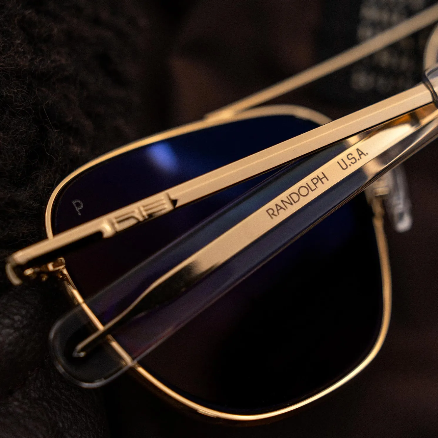 Women Randolph Engineering Aviator - 23k Gold & American Gray