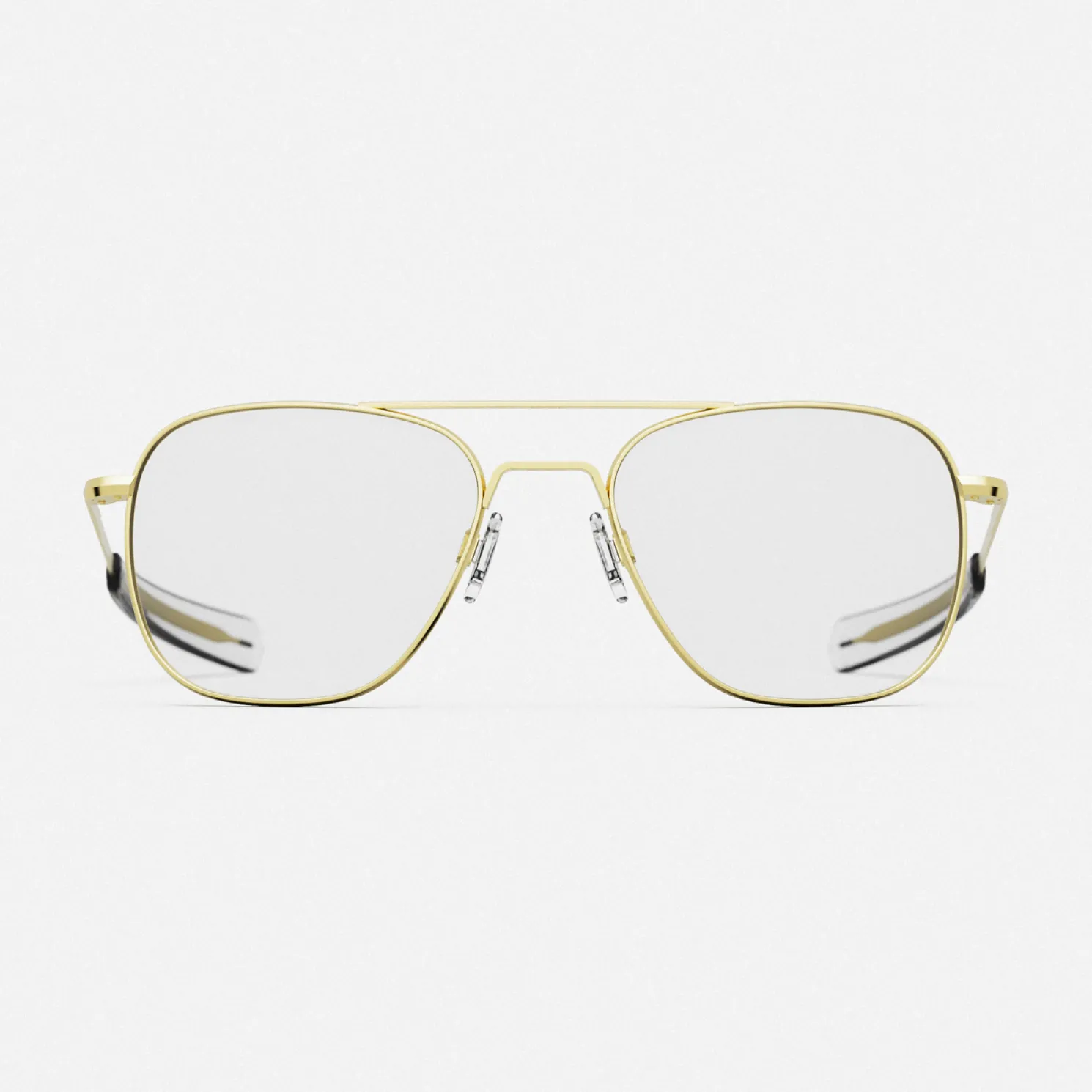 Women Randolph Engineering Aviator - 23k Gold & Clear - Prescription Eyewear