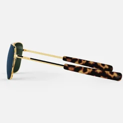 Randolph Engineering Aviator - 23k Gold & Cobalt - Prescription Sunglasses