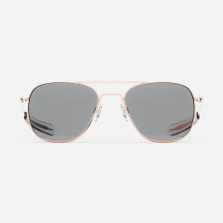 Women Randolph Engineering Aviator - 22k Rose Gold & Clear - Prescription Eyewear