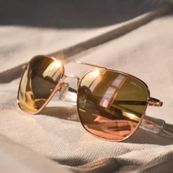 Randolph Engineering Aviator - 22k Rose Gold & Rose Gold - Prescription Sunglasses