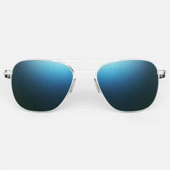 Women Randolph Engineering Aviator - 23k White Gold & Cobalt