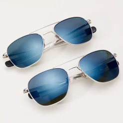 Women Randolph Engineering Aviator - 23k White Gold & Cobalt