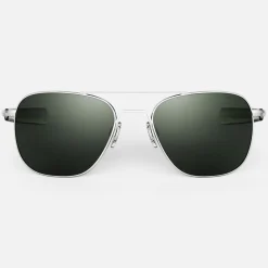 Randolph Engineering Aviator - Matte Chrome & AGX - Prescription Sunglasses