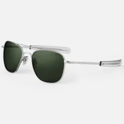 Randolph Engineering Aviator - Matte Chrome & AGX - Prescription Sunglasses