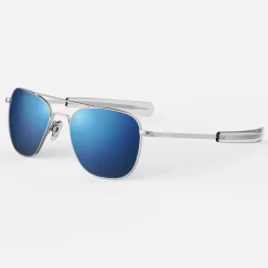 Women Randolph Engineering Aviator - Matte Chrome & Atlantic Blue