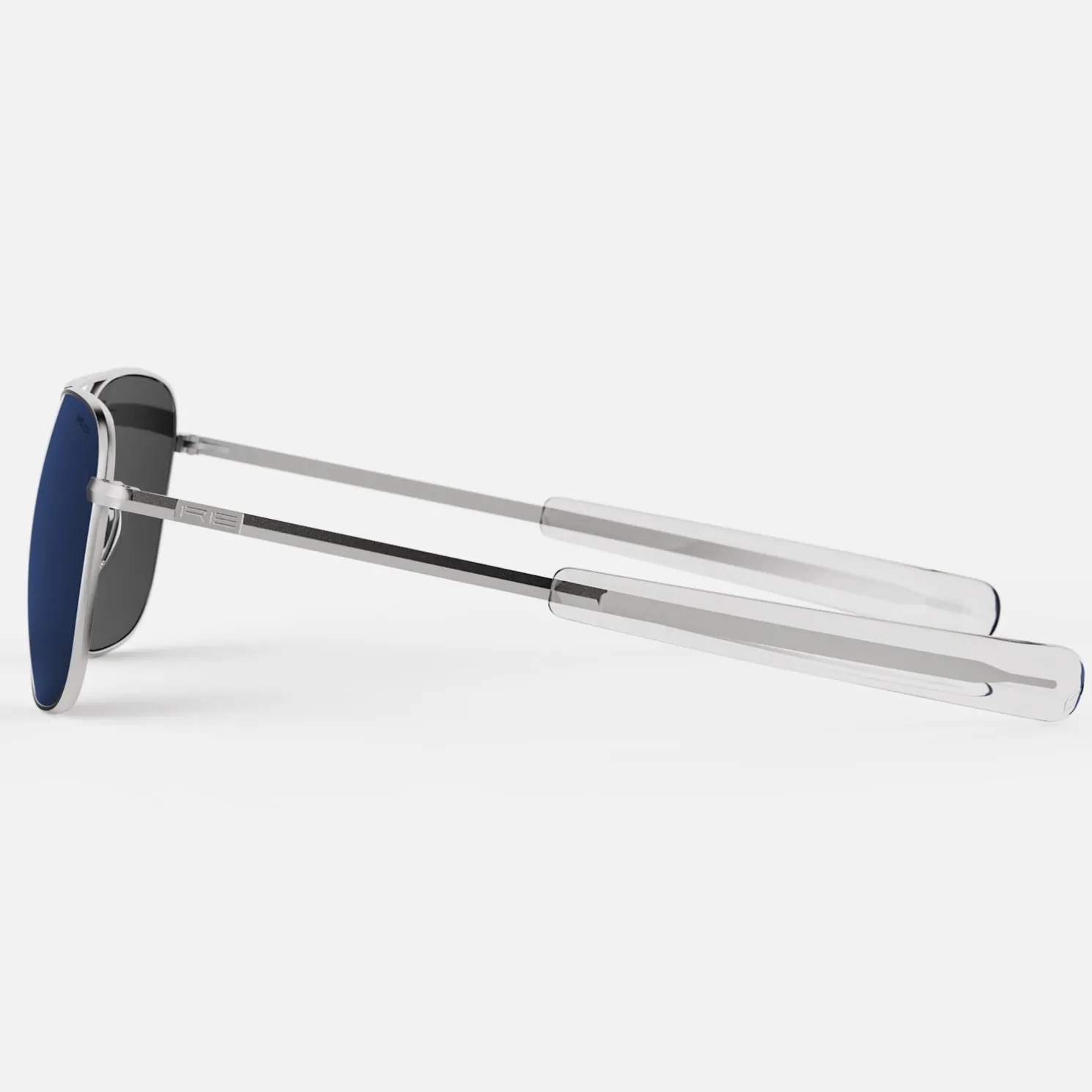 Randolph Engineering Aviator - Matte Chrome & Atlantic Blue - Prescription Sunglasses