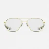 Women Randolph Engineering Aviator - Military Special Edition - 23k Gold & Clear - Prescription Eyewear