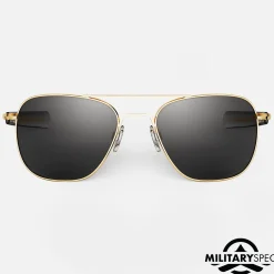 Randolph Engineering Aviator - Military Special Edition - 23k Gold - Prescription Sunglasses