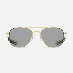 Women Randolph Engineering Aviator - Military Special Edition - 23k Gold & Clear - Prescription Eyewear