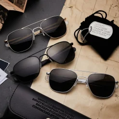Randolph Engineering Aviator - Military Special Edition - Matte Chrome - Prescription Sunglasses