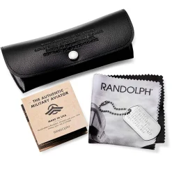 Randolph Engineering Aviator - Military Special Edition - Matte Chrome - Prescription Sunglasses