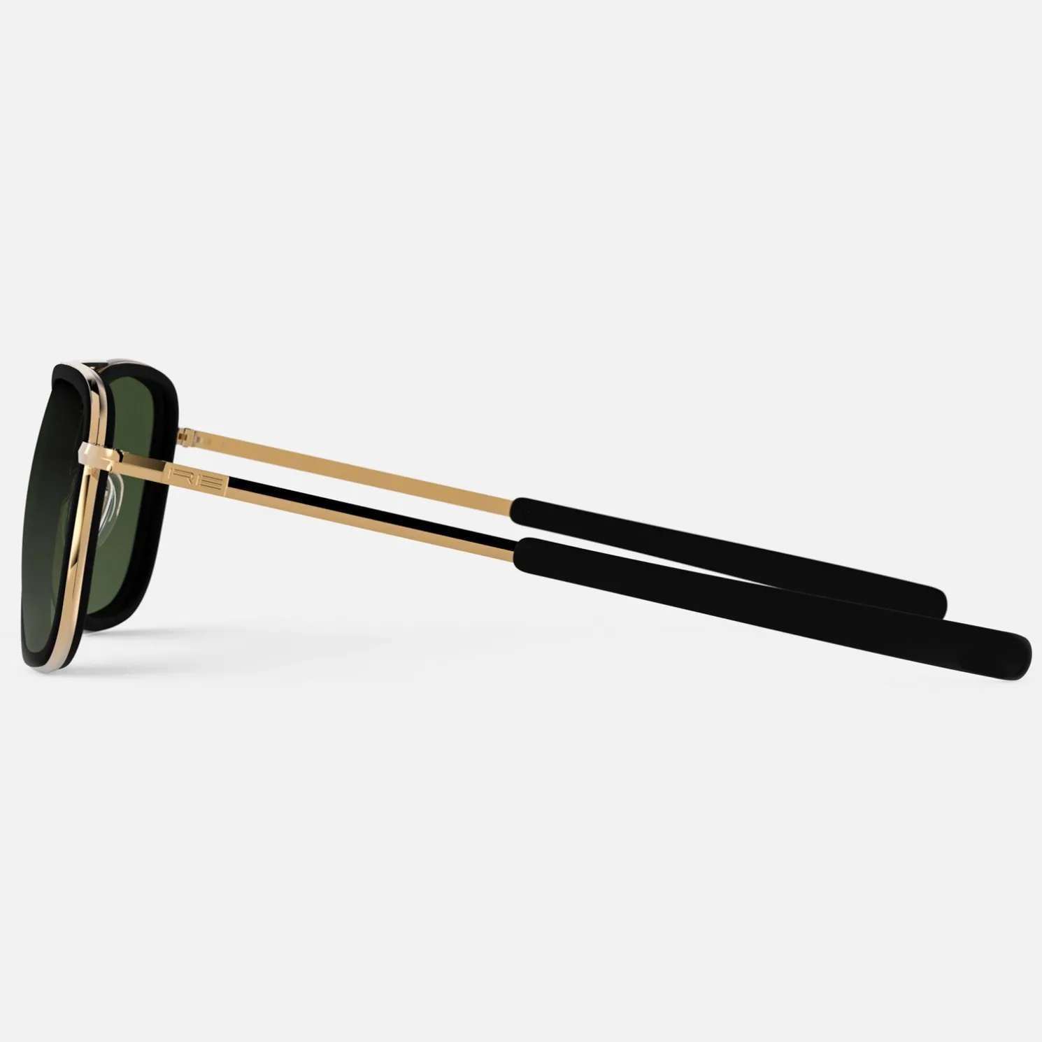 Women Randolph Engineering Aviator Fusion - 23k Gold & Matte Onyx Inlay & Evergreen