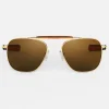Women Randolph Engineering Aviator II - 23k Gold & American Tan