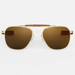 Women Randolph Engineering Aviator II - 23k Gold & American Tan