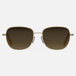 Women Randolph Engineering Cecil - 22k Satin Chocolate Gold & Cape Sand