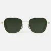 Women Randolph Engineering Cecil - 23k Satin Gold & Evergreen