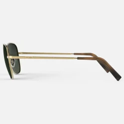 Women Randolph Engineering Cecil - 23k Satin Gold & Evergreen