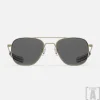 Randolph Engineering Class A Aviator - Desert Sand & American Gray - Prescription Sunglasses