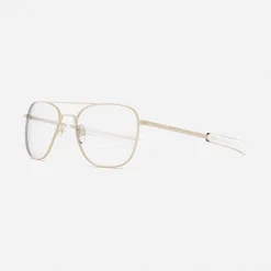 Women Randolph Engineering Class A Aviator - Desert Sand & Clear - Prescription Eyewear