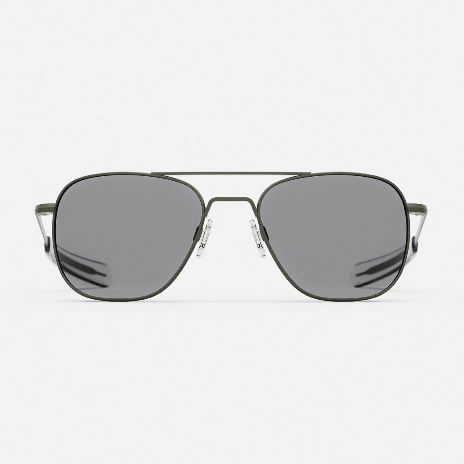 Women Randolph Engineering Class A Aviator - Military Olive & Clear - Prescription Eyewear
