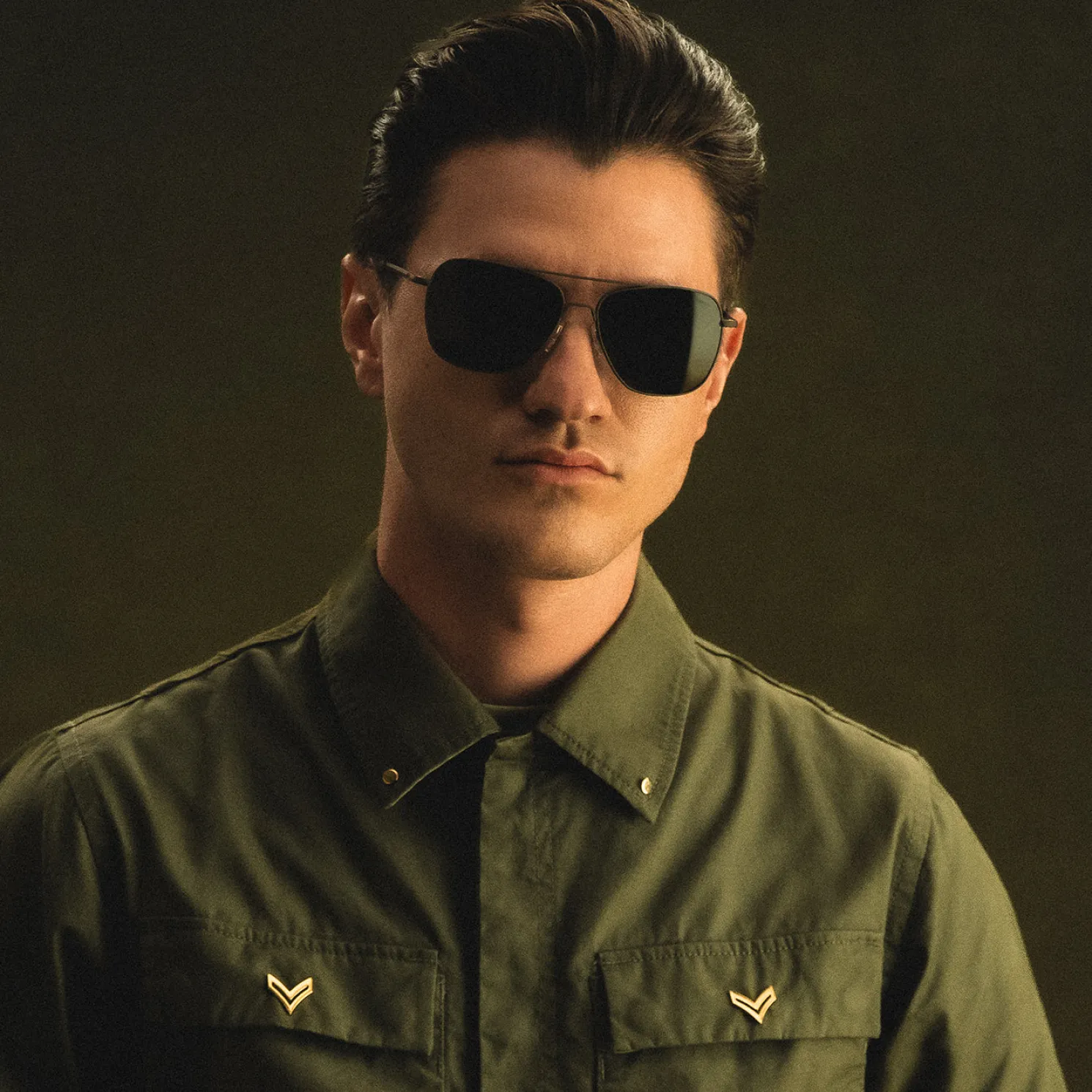 Women Randolph Engineering Class A Aviator - Military Olive & American Gray