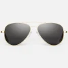 Randolph Engineering Concorde - 23k Gold & American Gray - Prescription Sunglasses
