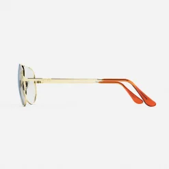 Women Randolph Engineering Concorde - 23k Gold & Clear - Prescription Eyewear