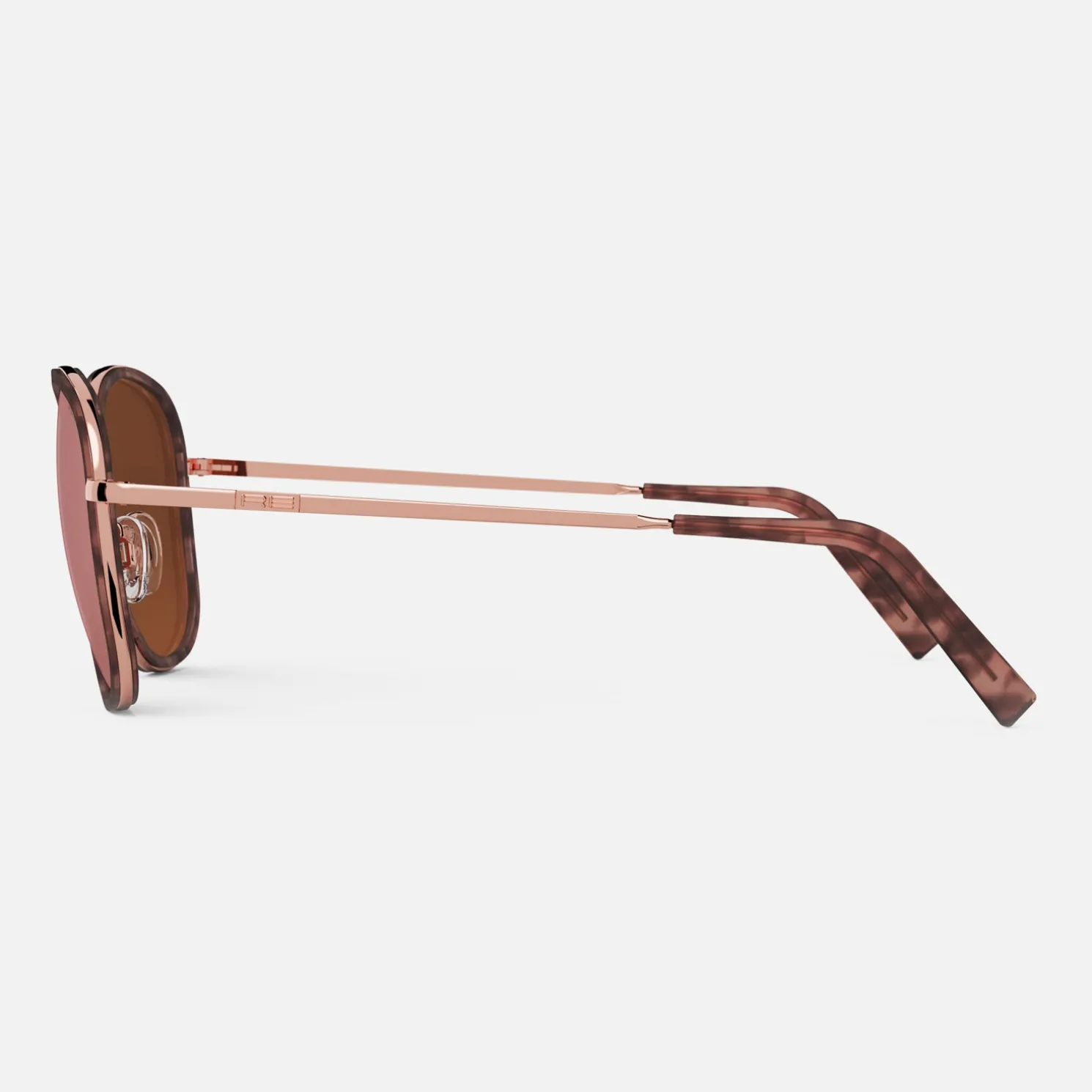 Women Randolph Engineering Elinor Fusion - 22k Rose Gold & Rose Tortoise Inlay & Rose Gold