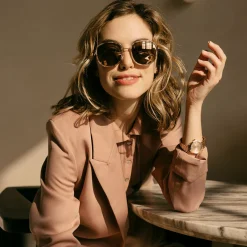 Women Randolph Engineering Elinor Fusion - 22k Rose Gold & Rose Tortoise Inlay & Rose Gold