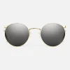 Randolph Engineering P3 - 23K Gold & American Gray - Prescription Sunglasses