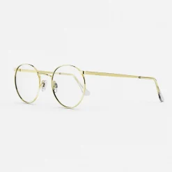 Women Randolph Engineering P3 - 23k Gold & Clear - Prescription Eyewear