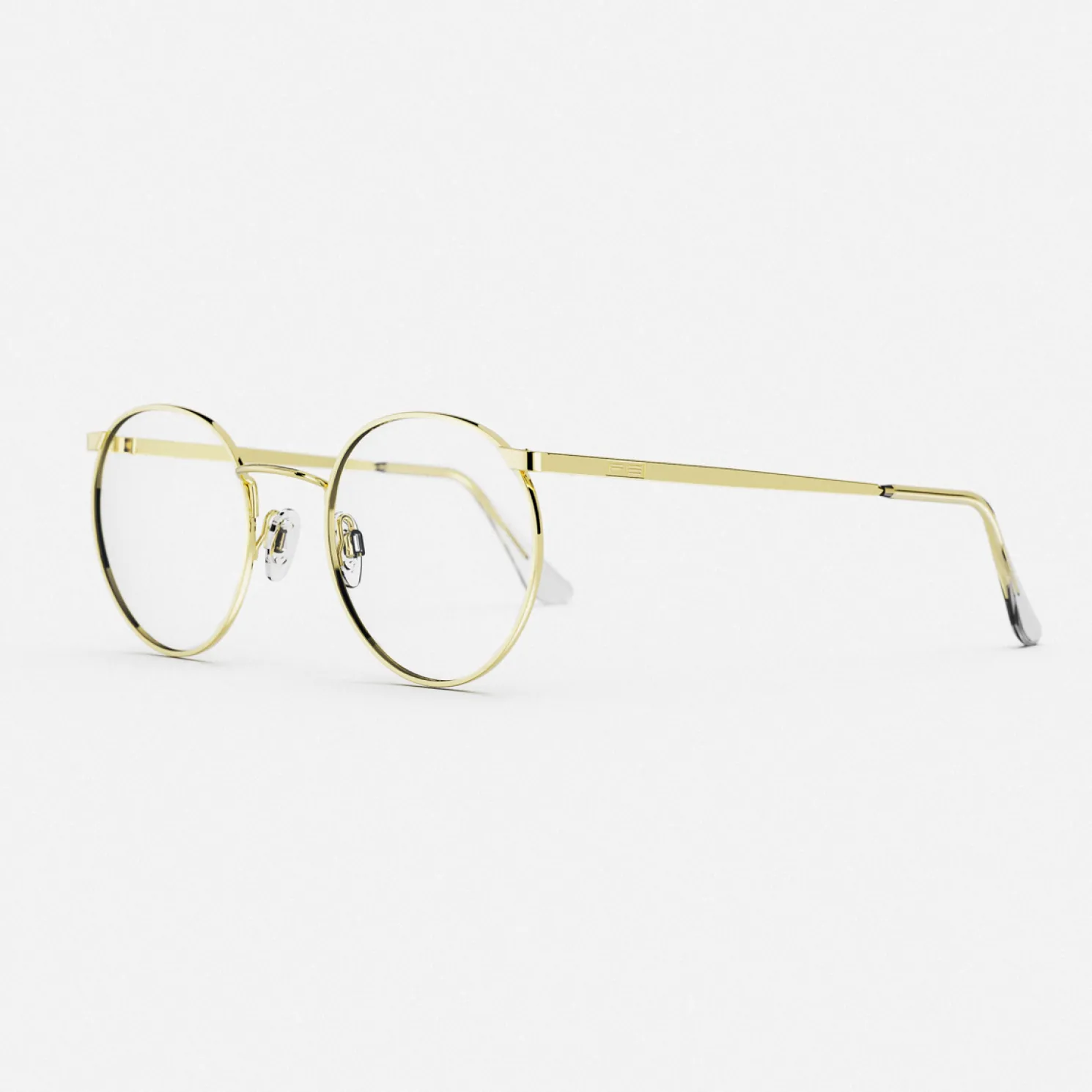 Women Randolph Engineering P3 - 23k Gold & Clear - Prescription Eyewear