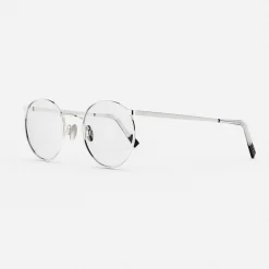 Women Randolph Engineering P3 - 23k White Gold & Clear - Prescription Eyewear