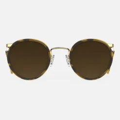 Women Randolph Engineering P3 Fusion - 23k Gold & Dark Caramel Tortoise Inlay & Cape Sand