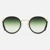 Women Randolph Engineering P3 Fusion - 23k Gold & Matte Onyx Inlay & Evergreen